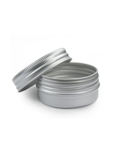 15 mm aluminium bøtte til læbepomade/lipbalm